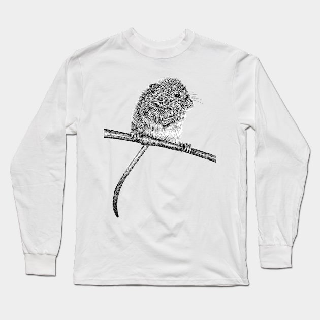 Harvest mouse Long Sleeve T-Shirt by lorendowding